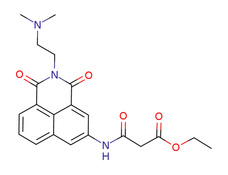 ethyl 3-({2-[2-(dimethylamino)ethyl]-1,3-dioxo-2,3-dihydro-1H-benzo[de]isoquinolin-5-yl}amino)-3-oxopropanoate