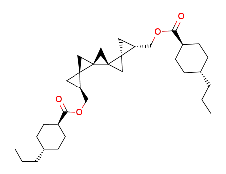 (1S,3R,4R,5R,6R,7S)-{7-[(4-trans-n-propylcyclohexanecarbonyl)oxymethyl]tetraspiro[2.0.0.0.2.1.1.1]undec-1-yl}methyl (4-trans-n-propyl)cyclohexanecarboxylate