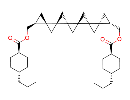 (1S,3R,4S,5S,6S,7S,8R,9S)-{9-[(4-trans-n-propylcyclohexanecarbonyl)oxymethyl]hexaspiro[2.0.0.0.0.0.2.1.1.1.1.1]pentadec-1-yl}methyl (4-trans-n-propyl)cyclohexanecarboxylate