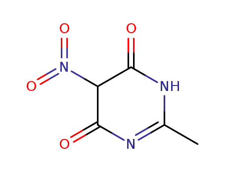 Molecular Structure of 680881-02-1 (2-Methyl-5-Nitro-4,6(1H,5H)-Pyrimidinedione)