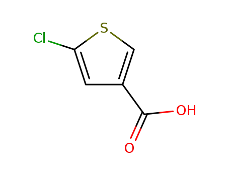 Molecular Structure of 36157-42-3 (5-CHLOROTHIOPHENE-3-CARBOXYLIC ACID)
