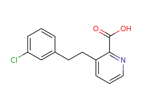 3-(2-(3-chlorophenyl)ethanyl)pyridine-2-carboxylic acid