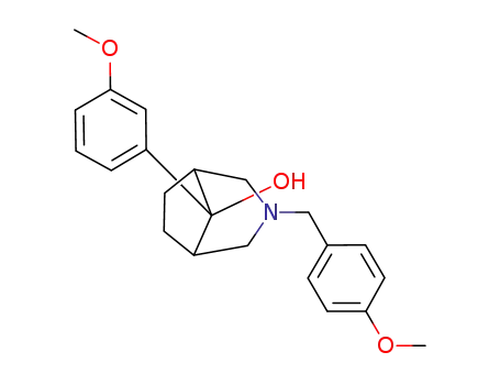 3-(4-methoxy-benzyl)-8-(3-methoxy-phenyl)-3-aza-bicyclo[3.2.1]octan-8-ol