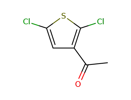 Molecular Structure of 36157-40-1 (3-Acetyl-2,5-dichlorothiophene)