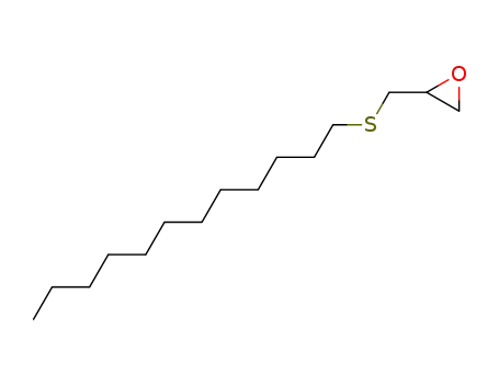 Molecular Structure of 20256-76-2 (Oxirane, [(dodecylthio)methyl]-)