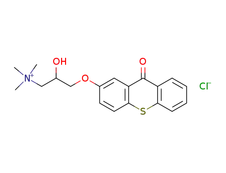 2-hydroxy-3-(9-oxo-9H-thioxanthen-2-yloxy)-N,N,N-trimethyl-1-propanaminium chloride