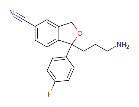 Molecular Structure of 62498-69-5 (DIDESMETHYL CITALOPRAM-D4)