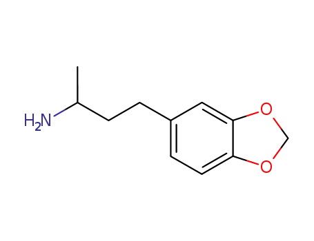 Molecular Structure of 40742-32-3 (3,4-methylenedioxyphenylisobutylamine)