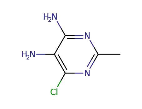 Molecular Structure of 933-80-2 (4,5-Pyrimidinediamine,  6-chloro-2-methyl-)