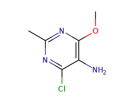 Molecular Structure of 88474-31-1 (4-chloro-6-methoxy-2-methylpyrimidin-5-amine)