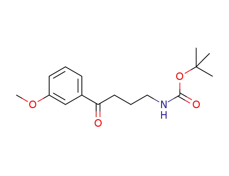 tert-butyl (4-(3-methoxyphenyl)-4-oxobutyl)carbamate