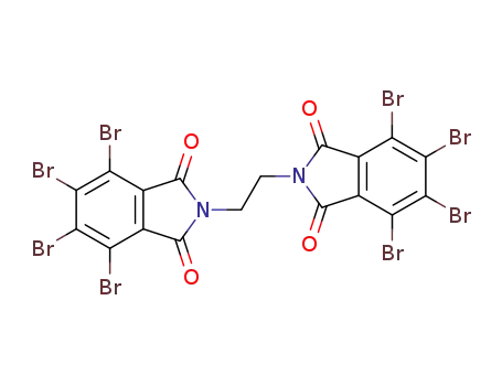 Molecular Structure of 32588-76-4 (1,2-Bis(tetrabromophthalimido) ethane)