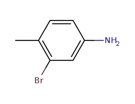 Molecular Structure of 7745-91-7 (3-Bromo-4-methylaniline)