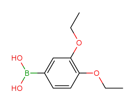 Molecular Structure of 279262-08-7 (Boronic acid, (3,4-diethoxyphenyl)- (9CI))