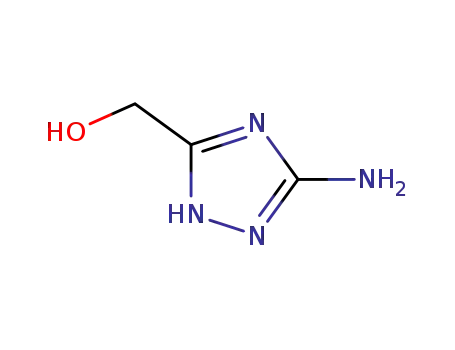 Molecular Structure of 27277-03-8 ((5-Amino-1H-[1,2,4]triazol-3-yl)-methanol)