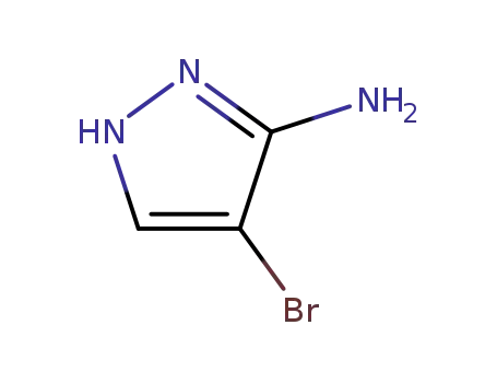 Molecular Structure of 16461-94-2 (3-Amino-4-bromopyrazole)