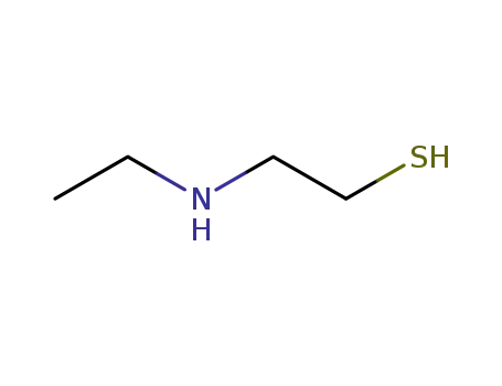 Molecular Structure of 5977-97-9 (Ethanethiol, 2-(ethylamino)-)