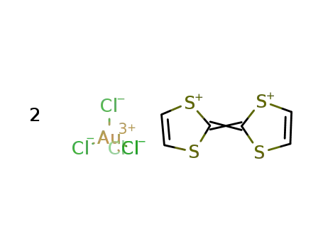 C6H4S4(2+)*2AuCl4(1-)