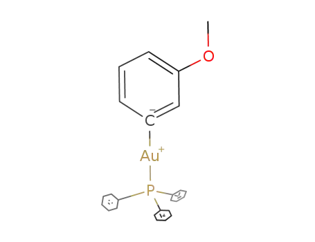 Molecular Structure of 870485-34-0 (Gold, (3-methoxyphenyl)(triphenylphosphine)-)