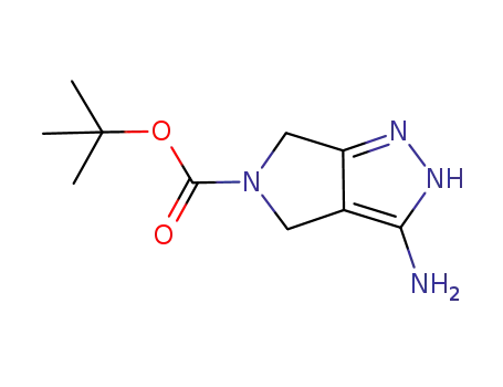 Molecular Structure of 398491-59-3 (5N-BOC-3-AMINO-4,6-DIHYDRO-1H-PYRROLO[3,4-C]PYROZOLE)