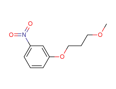 Molecular Structure of 1041399-44-3 (Benzene, 1-(3-methoxypropoxy)-3-nitro-)