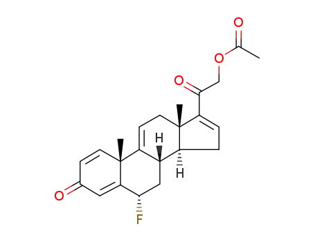 6α-fluoro-1,4,9,16-tetraenepregna-3,20-dione-21-acetate