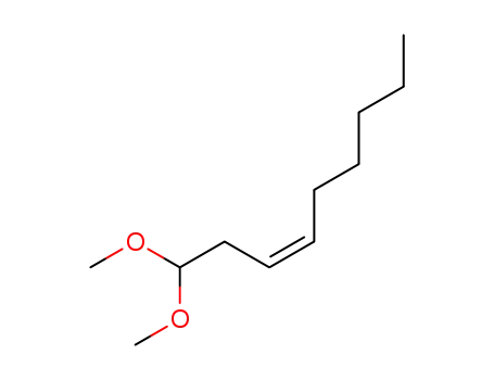 Molecular Structure of 103229-70-5 (3-Nonene, 1,1-dimethoxy-, (Z)-)