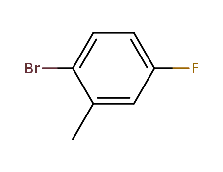 Molecular Structure of 452-63-1 (2-Bromo-5-fluorotoluene)