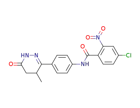 4-chloro-2-nitro-N-(4-(4-methyl-6-oxo-1,4,5,6-tetrahydropyridazin-3-yl)phenyl)benzamide