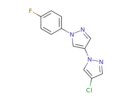 4-(4-chloro-1H-pyrazol-1-yl)-1-(4-fluorophenyl)-1H-pyrazole