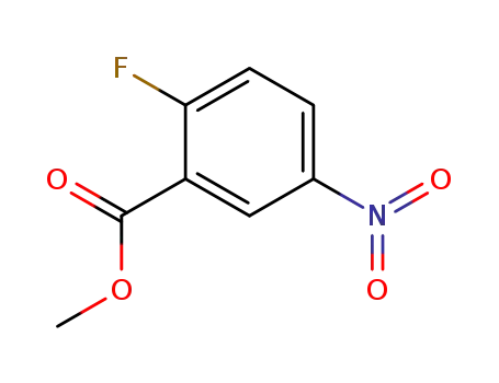 Molecular Structure of 2965-22-2 (METHYL 2-FLUORO-5-NITROBENZOATE)