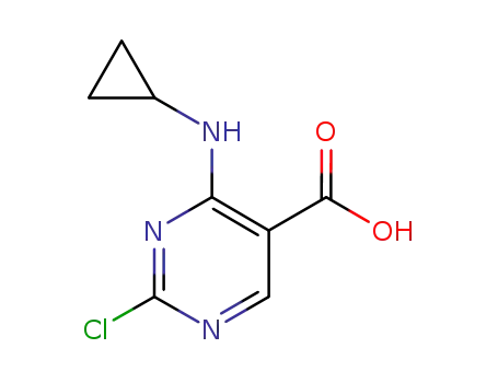 2-chloro-4-(cyclopropylamino)pyrimidine-5-carboxylic acid