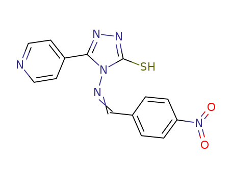 4-(4-nitrobenzylideneamino)-3-mercapto-5-pyridin-4-yl-4H-1,2,4-triazole