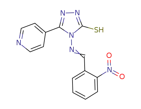 4-(2-nitrobenzylideneamino)-3-mercapto-5-pyridin-4-yl-4H-1,2,4-triazole