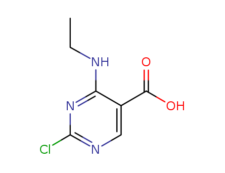 2-chloro-4-(ethylamino)-5-Pyrimidinecarboxylic acid