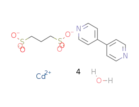 [Cd(H2O)4(4,4'-bipyridine)][1,3-propanedisulfonate]