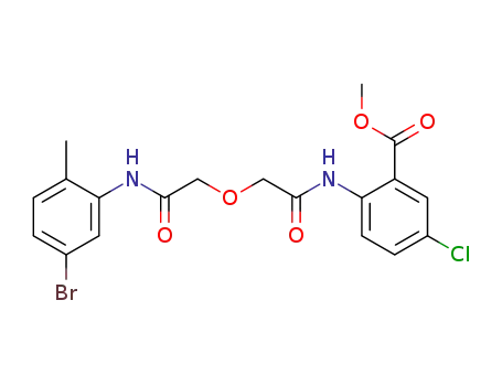 methyl 2-[({2-[(5-bromo-2-methylphenyl)amino]-2-oxoethoxy}acetyl)amino]-5-chlorobenzoate