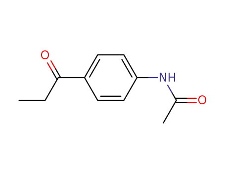 Molecular Structure of 16960-49-9 (N-[4-(1-oxopropyl)phenyl]acetamide)