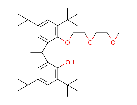 2,4-di-tert-butyl-6-(1-(3,5-di-tert-butyl-2-(2-(2-methoxyethoxy)ethoxy)phenyl)ethyl)phenol
