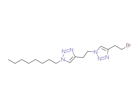 4-(2-bromoethyl)-1-[2-(1-octyl-1H-1,2,3-triazol-4-yl)ethyl]-1H-1,2,3-triazole
