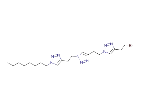 4-{2-[4-(2-bromoethyl)-1H-1,2,3-triazol-1-yl]ethyl}-1-[2-(1-octyl-1H-1,2,3-triazol-4-yl)ethyl]-1H-1,2,3-triazole