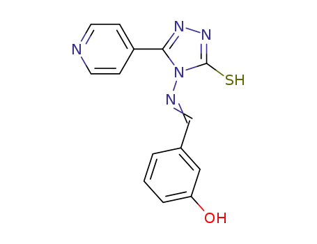 4-[{1-(3'-hydroxyphenyl)methylidine}amino]-3-(4-pyridyl)-5-mercapto-4H-1,2,4-triazole