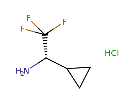 (S)-1-cyclopropyl-2,2,2-trifluoroethan-1-amine hydrochloride