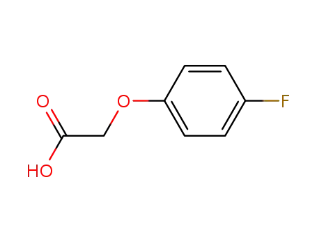 Molecular Structure of 405-79-8 (4-Fluorophenoxyacetic acid)