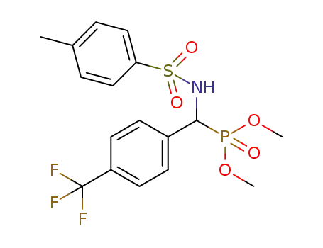 dimethyl (((4-methylphenyl)sulfonamido)(4-(trifluoromethyl)phenyl)methyl)phosphonate