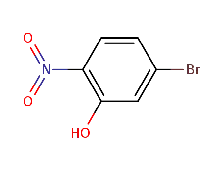 Molecular Structure of 27684-84-0 (PHENOL, 5-BROMO-2-NITRO-)