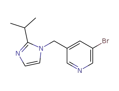 3-bromo-5-(2-isopropylimidazol-1-ylmethyl)pyridine