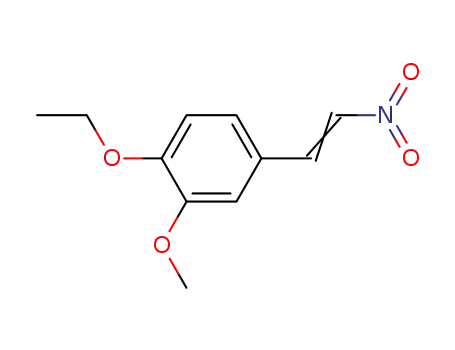 Molecular Structure of 54110-88-2 (Benzene, 1-ethoxy-2-methoxy-4-(2-nitroethenyl)-)