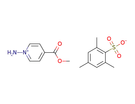 1-amino-4-(methoxycarbonyl)pyridin-1-ium 2,4,6-trimethylbenzene-1-sulfonate
