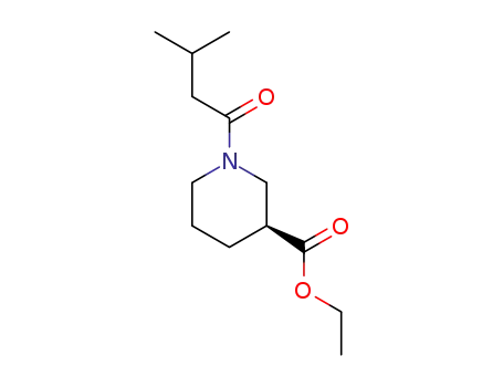 (S)-ethyl 1-(3-methylbutanoyl)piperidine-3-carboxylate